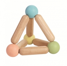 PlanToys Wooden Baby Toy pyramid pastel