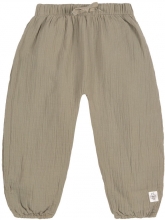 Lässig Mull Hose GOTS 62/68 olive
