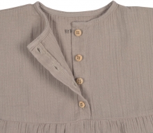 Lässig Muslin Dress GOTS 74/80 taupe