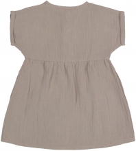 Lässig Muslin Dress GOTS 74/80 taupe