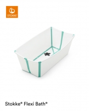 Stokke Flexi Bath white aqua