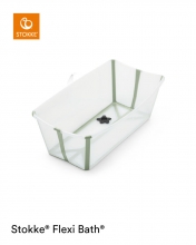 Stokke Flexi Bath Faltbare Badewanne transparent green