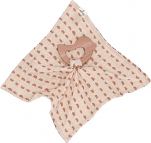 Sterntaler Cuddle cloth with teether Enna and Otti beige