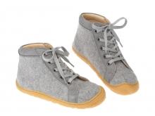 Disana Lace-up boots wool felt 24 grey