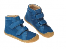 Disana Velcro boots wool felt 23 blue