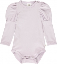 Müsli Cosy Me Long sleeve ruffle body GOTS soft lilac