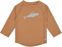 Lässig UV-Schutz 60 Langarm Badeshirt Whale caramel