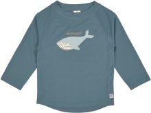 Lässig UV-Schutz 60 Langarm Badeshirt Whale blue