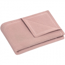 Zöllner Baby blanket Muslin 70x100cm dusty rose