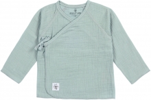 Lässig Muslin Kimono shirt GOTS silver grey