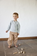 Lässig Muslin Long sleeve shirt GOTS powder blue