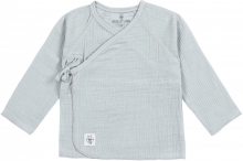 Lässig Muslin Kimono shirt GOTS powder blue