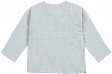 Lässig Muslin Kimono shirt GOTS powder blue