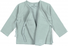 Lässig Muslin Kimono shirt GOTS silver grey