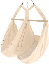 Wunderwiege Baby Hammock Wolli (twin) Moon beige