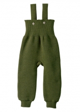 Disana Knitted trousers olive size 98/104