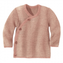 Disana Merino Wool Melange Jacket rose-natural