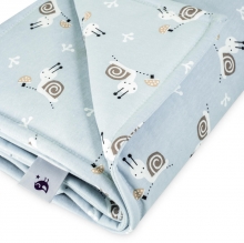 Zöllner padded baby blanket  jersey 70x100cm snail