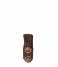 Soxs Baby Anti-Rutsch Wollsocken, braun - lovely panther, 19-28