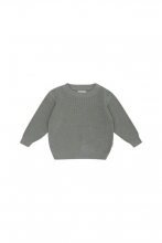 Leevje Chunky Knit Pullover Soft Green 62/68