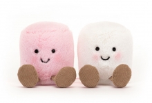 Jellycat Amuseables Pink and White Marshmallows 9cm