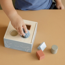 Little Dutch Wooden Shape Sorter Blue