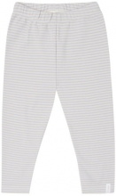Leevje Jersey Leggings aus Bio-Baumwolle - lavender stripes 122/128