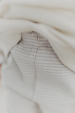 Leevje Jersey Leggings aus Bio-Baumwolle - lavender stripes 134/140