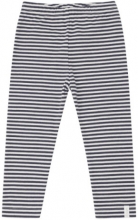 Leevje Jersey Leggings aus Bio-Baumwolle - navy stripes 74/80