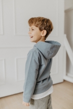Leevje Unisex Oversized Hoodie Cool Kids Club - blue