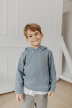 Leevje Unisex Oversized Hoodie Cool Kids Club - blue