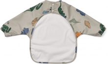 Liewood Merle cape bib dinosaurs mist