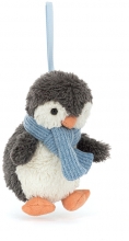 Jellycat Peanut Penguin Decoration 10cm