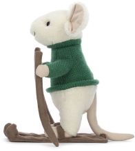 Jellycat Merry Mouse Skiing 19cm