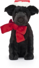 Jellycat Winter Warmer Pippa Black Labrador 22cm