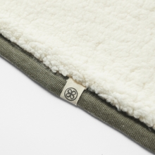 Cloby Teddy Poncho Forest Green