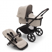 Bugaboo Fox 5 Desert Taupe stroller set with carrycot and seat