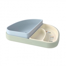 Lässig Silicone Section Dish Set 3 pcs Happy Fruits Lemon