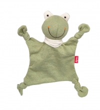 Sigikid 39838 Mini Jersey-Schnuffeltuch Frosch