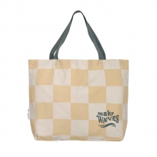Lässig Beach Shopper Kariert gelb