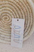 Leevje Haarspangen Blue Beach Clips