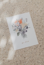 Leevje Postkarte Blumenstrauß Für dich