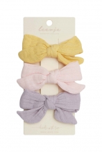 Leevje Hair Clips Muslin Summer Bows